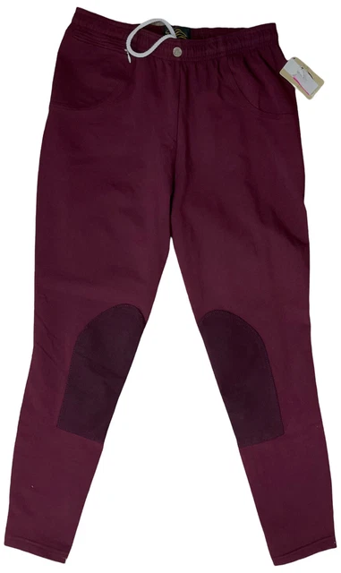 NEW Women’s Klaus Krehan Trainers Choice Mary Breeches Trainer Pants Wine 30R