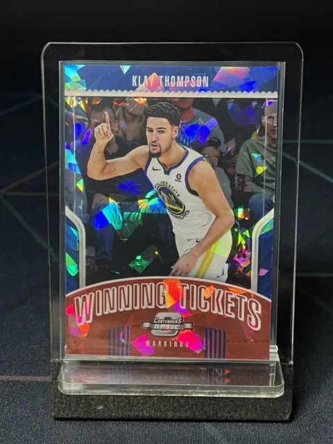 Klay Thompson 2018-19 Panini Contenders Optic Winning Tickets Red Cracked Ice