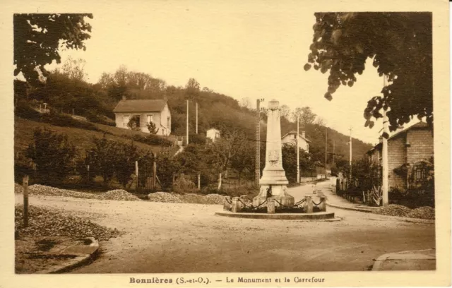 CPA -Carte postale - FRANCE - BONNIERES - Son Monument (iv 246)