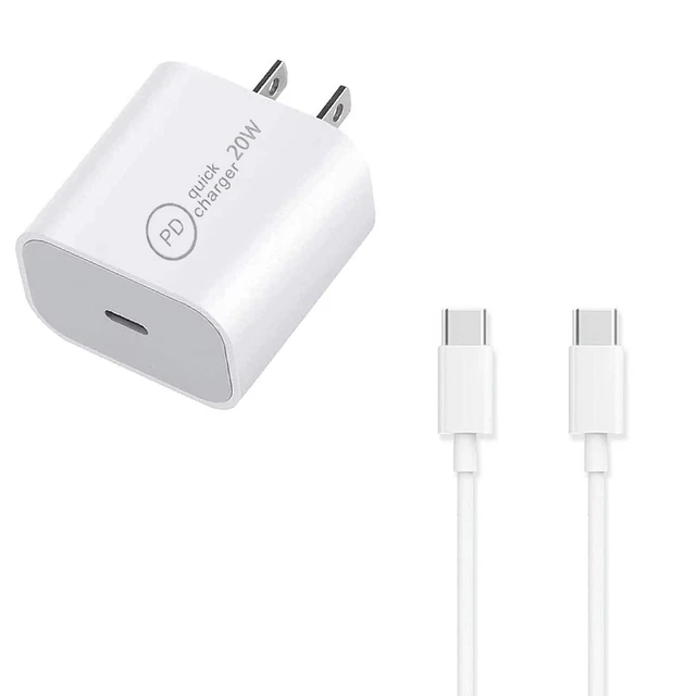 20W PD Type-C Charger Type C to USB C Cable f LG G5 H820 LS992 VS987 H830 US992