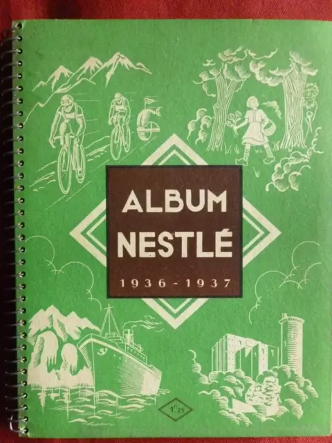 ALBUM d'IMAGES NESTLé 1936-1937. Complet