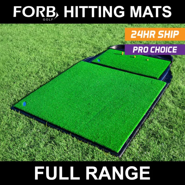 FORB Golf Hitting Mats [8 Styles] | PREMIUM Golf Practice Mats - **24hr Ship**