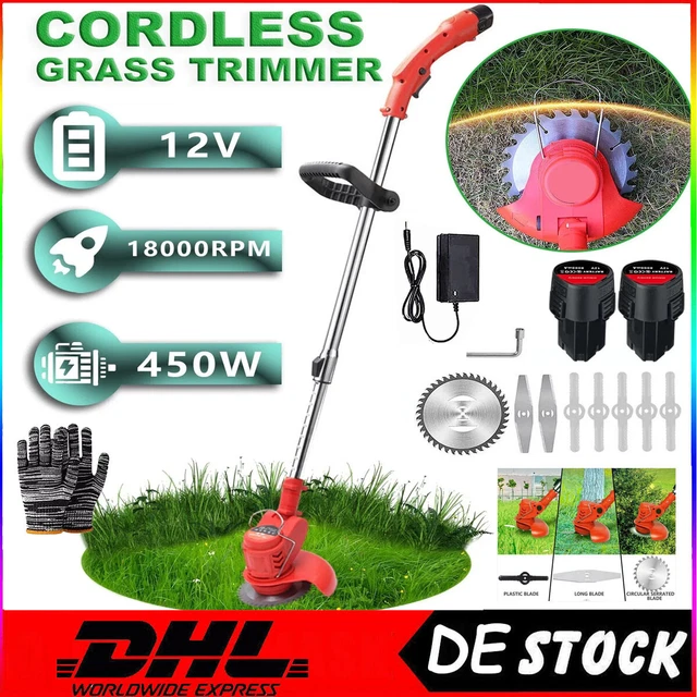 ELEKTRO AKKURASENTRIMMER FREISCHNEIDER Motorsense Trimmer Mit 2Akku