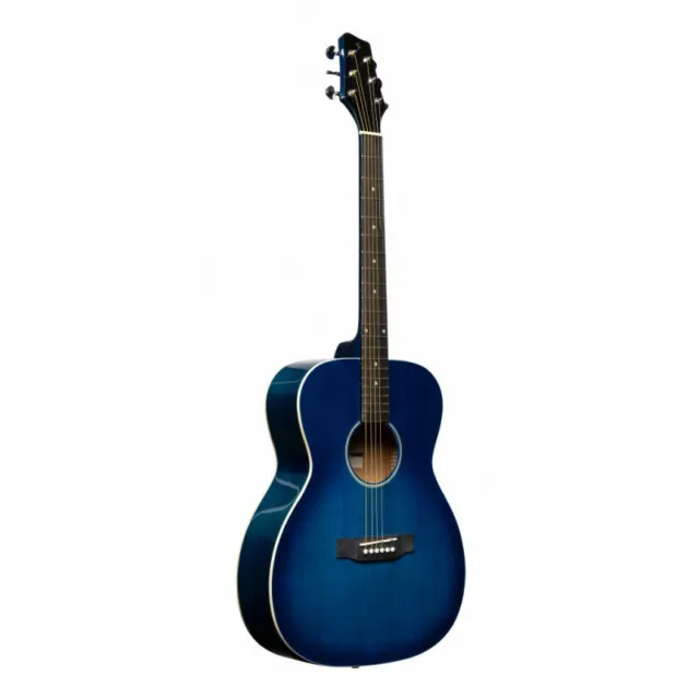 Stagg SA35 A-TB - Guitare acoustique auditorium, bleue
