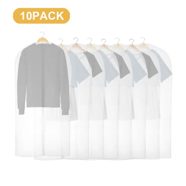 Kleidersäcke 10 Stücke Kleiderhülle Anzughülle - Jacke Mantel Kleider Anzug DE