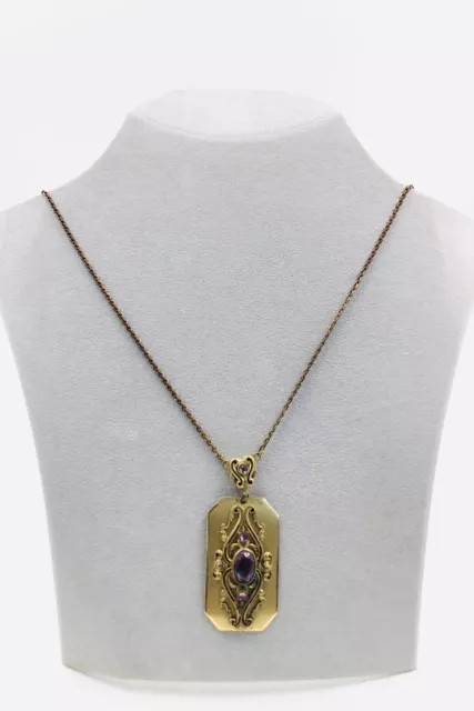 Antikes schönes  Collier,Kette,Halskette, mit schönen Steinen TCHECHKO SLOVAQUIE