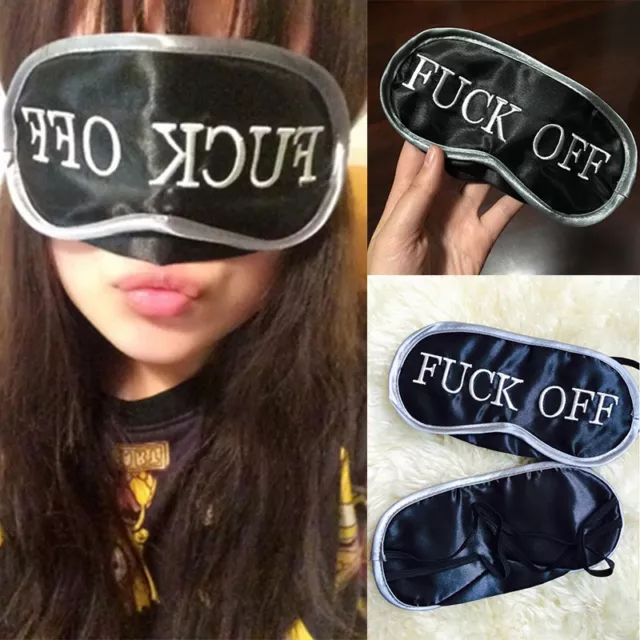 Fashion TV Shameless Fiona's F*CK OFF Sleeping Eye Mask Eye patch Eyeshade Gifts