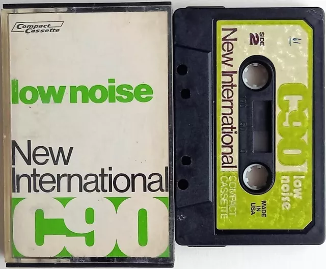New International C90 Low Noise  vintage collectable Cassette Tape