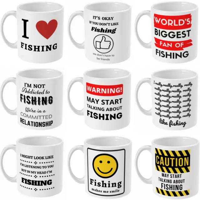 Tazza da pesca | regali di pesca | regalo per gli amanti del pesce | regali dei pescatori tazza divertente