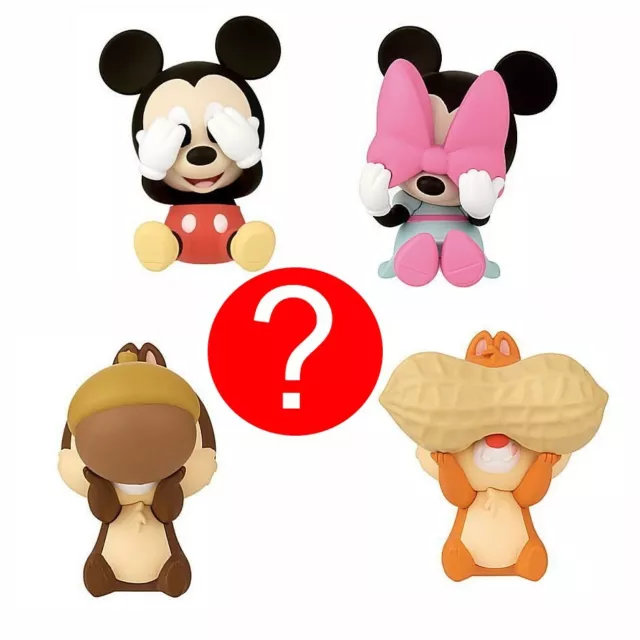 Disney Japan Blind Box Baby Chibi Mickey Minnie Mouse Chip Dale 1 Random Figure