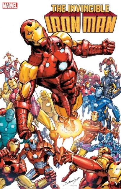 Invincible Iron Man #1 Second Print Mark Bagley 2Nd Printing 2023
