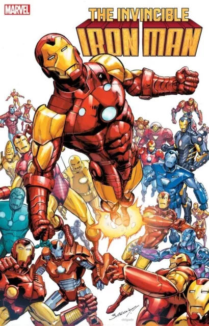 Invincible Iron Man #1 Second Print Mark Bagley 2Nd Printing 2023