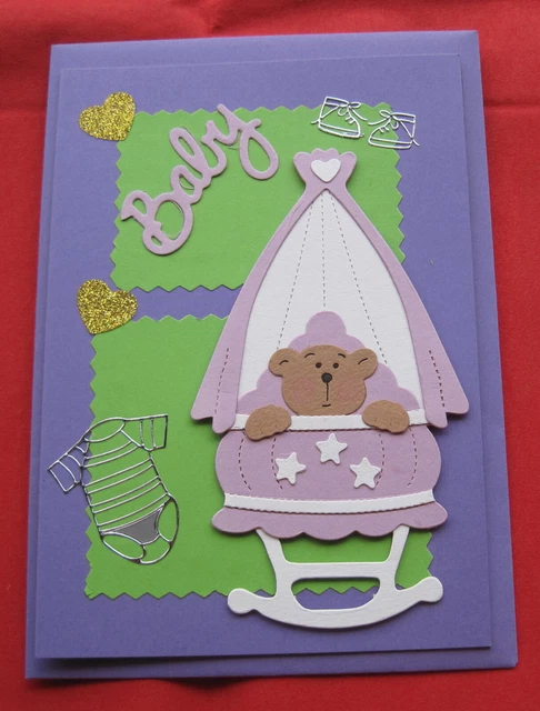 Carte De Vœux Naissance XXL Format A4 - Sans Texte Intérieur, Avec Enveloppe - Design "Hello Little Sunshine" - 6