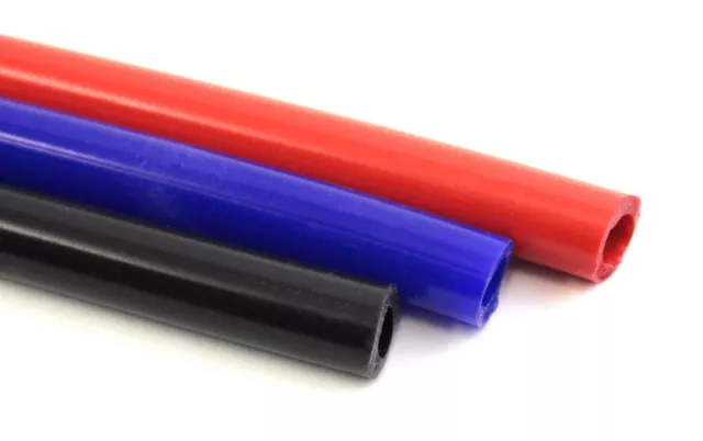 Silicone Breather Hose, Vacuum Pipe, Blue, Red, Black Silicon (3, 4, 5, 6, 9mm)