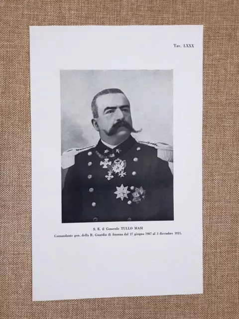 Tullo Masi Lugo, 1853 – Bologna, 1915 Generale della Regia Guardia di Finanza