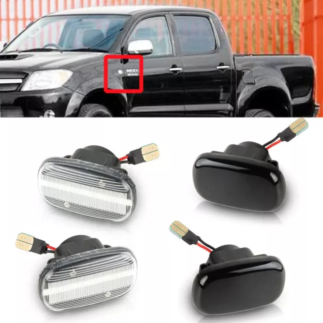 LED Clignotants latéraux à pour Toyota Hilux Yaris Corolla RAV Lexus