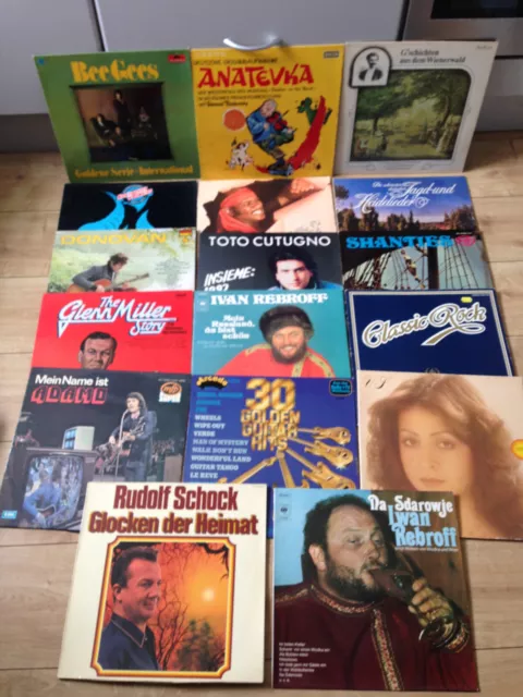 Sammlung älterer Langspielplatten