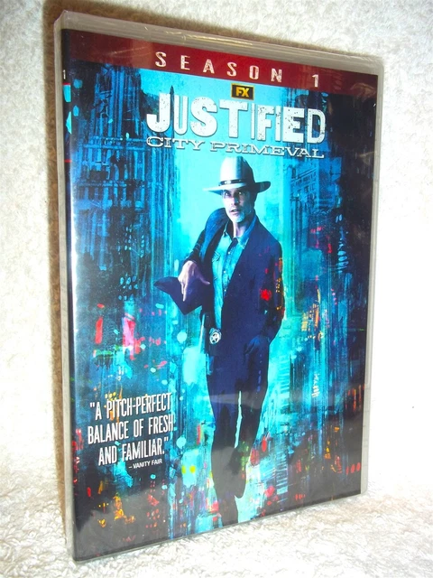 JUSTIFIED CITY PRIMEVAL: Season 1 (DVD 2023) action Timothy Olyphant