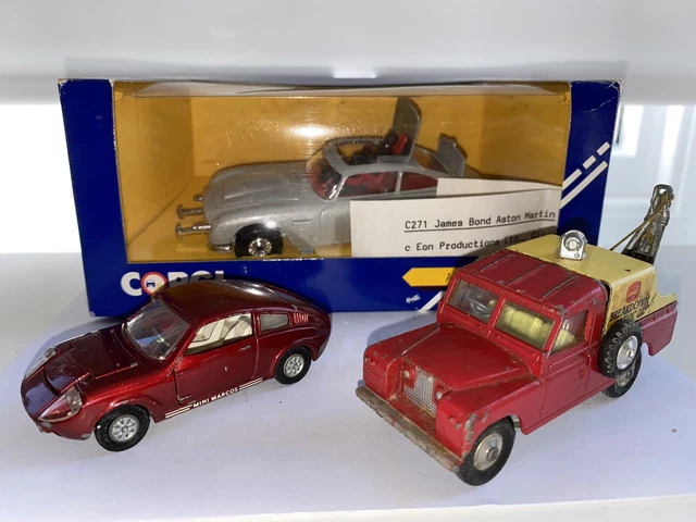 Corgi Aston Martin DB5 C271/1 - Mint in Original Box . Mini Marcos & Landrover Corgi Aston Martin DB5 C271/1 - Mint in Original Box . Mini Marcos & Landrover