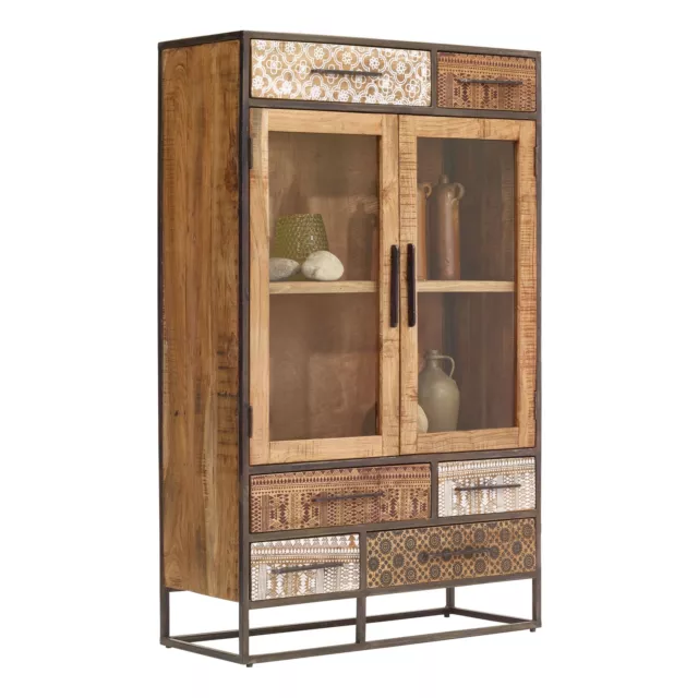 WOLFMÖBEL Vitrine WAKE UP (BHT 100x160x40 cm) BHT 100x160x40 cm braun