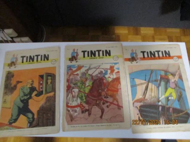 Journal le Tintin 1946/ Journal de Spirou 1978 und Andere