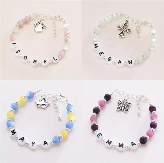 Children's Jewellery Personalised Bracelets for Bridesmaids & Flower Girls