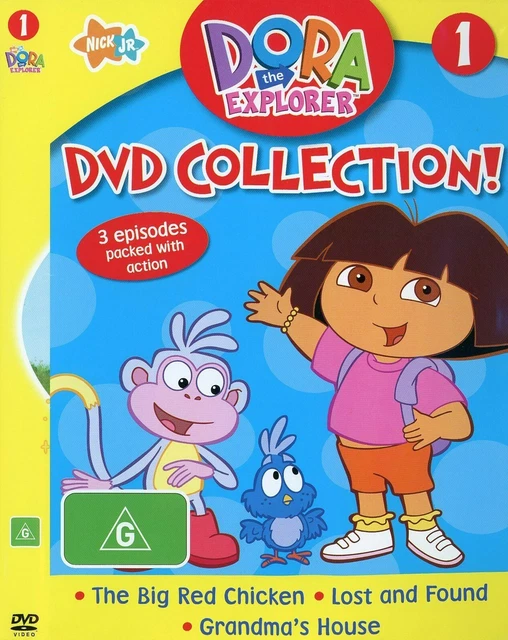 NICK JR DVD LOT OF 5 DORA THE EXPLORER TESTED NICKELODEON £8.80