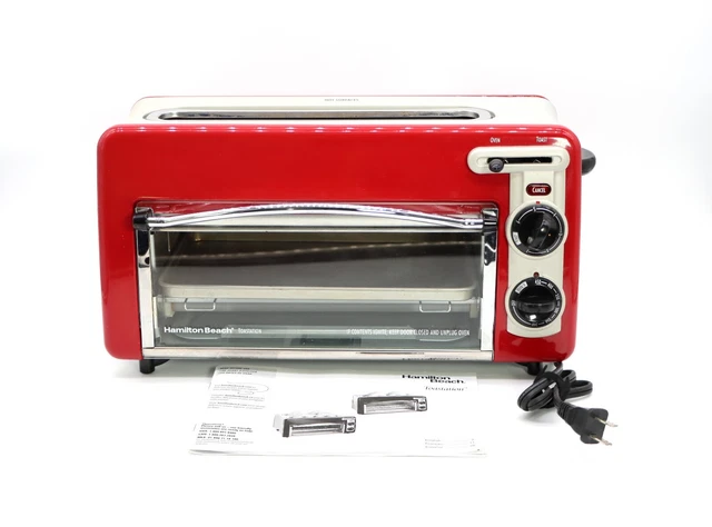 Hamilton Beach Toastation 22720 Toaster Oven & Toaster Combo Space