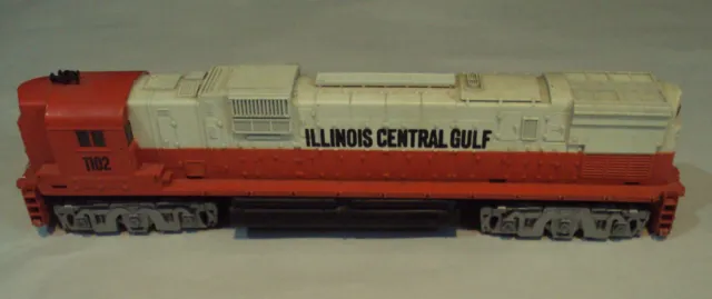 Vintage HO Scale TYCO Illinois Central Gulf 1102 Locomotive