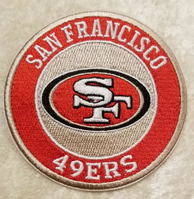 San Francisco 49ers Faithful 3.5 Iron On Embroidered Patch ~USA Seller~