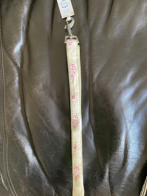 Rachel Ashwell SIMPLY SHABBY CHIC Pet Dog Leash Floral Roses Rare