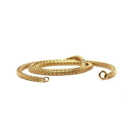 Fashion TROLLBEADS Necklace D’ Gold 14 Kt. 15in TAUNE-00002