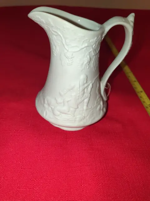 Portmeirion British Heritage Collection Parian Ware. Hunter Scene  with Dogs Jug
