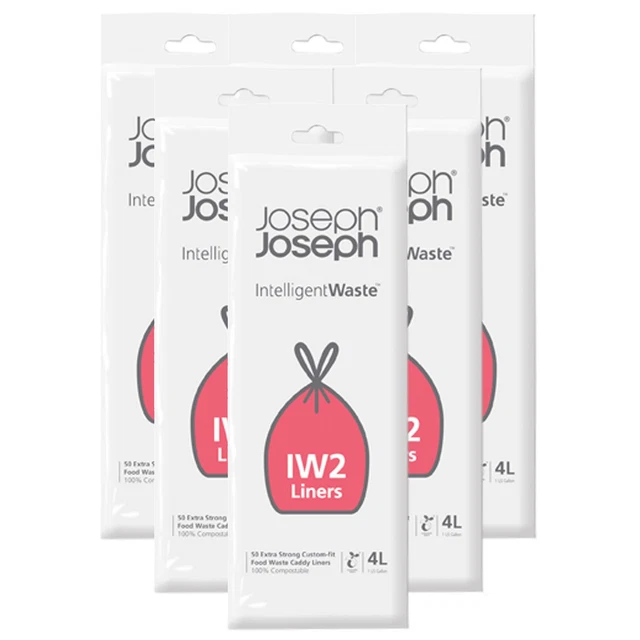 JOSEPH JOSEPH IW2 Food Waste Caddy Liners 4 Litre x 300 Bags £58.59