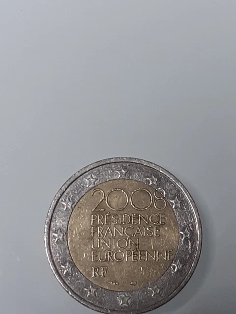 pieces rare de 2euro presidence francaise union europeene 2008 RF 