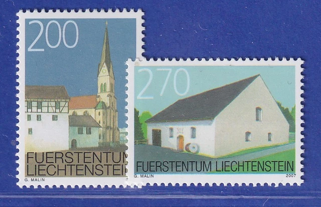 Liechtenstein 2007 Ortsbildschutz (VII). Mühle Eschen Mi.-Nr. 1467-68 **