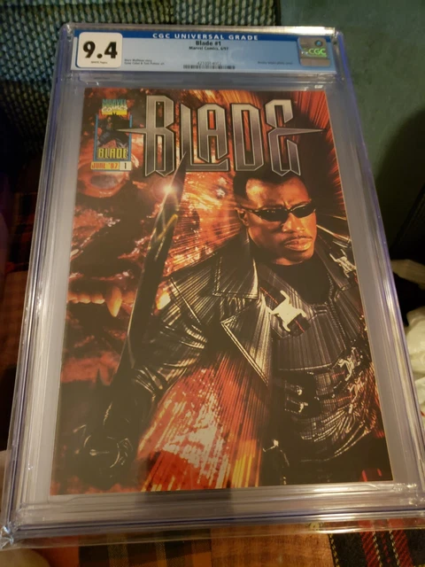 Blade 1 (1997) 9.4 CGC Wesley Snipe Photo Cover Movie Preview Edition