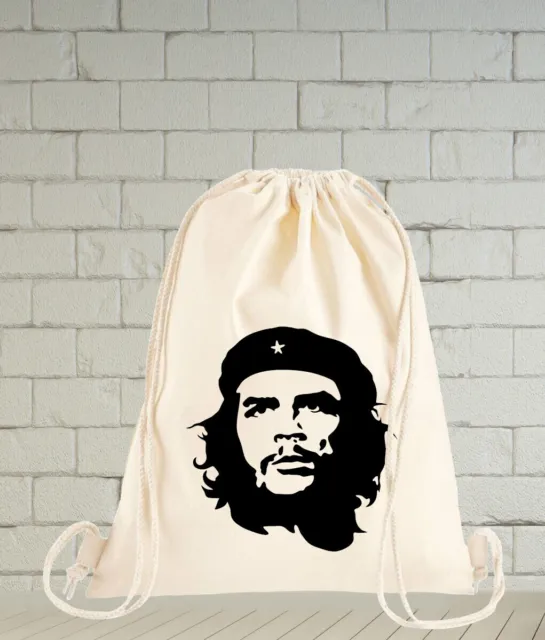 Rucksack naturweiß aus recycelten Materialien - Che Guevara