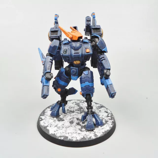Warhammer 40k Army Tau Empire Commander Painted and Based Warhammer 40k Army Tau Empire Commander Painted and Based