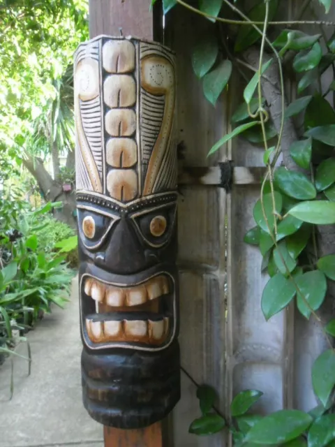 Wooden Wall Masks - Tribal, Tiki, Animal - Hand Crafted Wall Decor