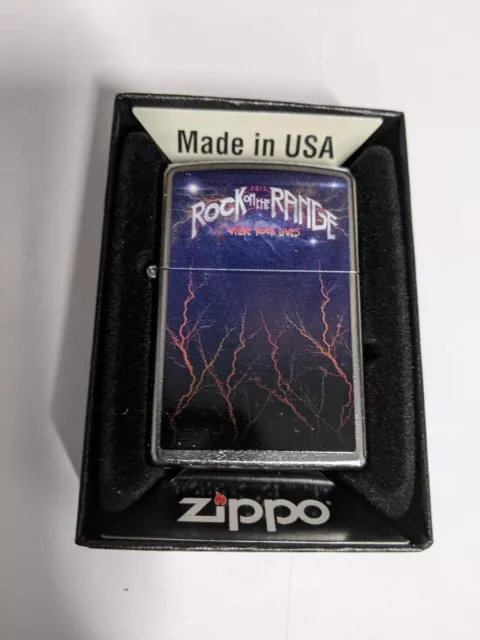 Zippo 2017 Rock On The Range Rare Vip Concert Lighter Sealed In Box Metallica #1