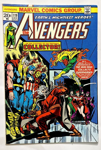 1973 Avengers Earths Mightiest Heroes Vol. 1 # 119, Marvel, VG/F