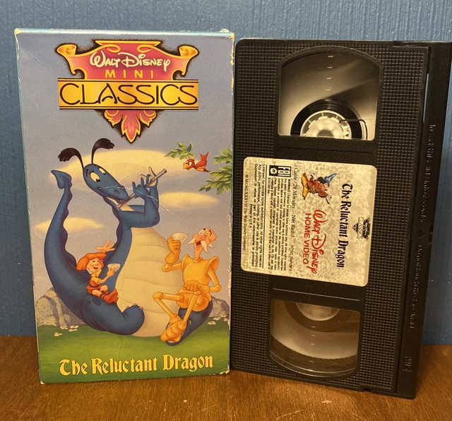 WALT DISNEY MINI Classics THE RELUCTANT DRAGON VHS Video Tape VINTAGE