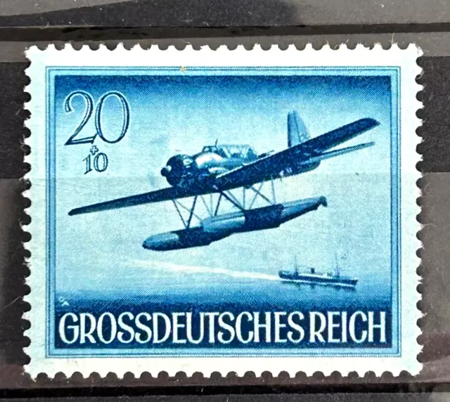 ww2 1944 German Reich stamp Armed Forces Day  , Arado AR 196 , MH*