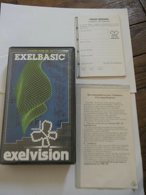 Exelvision EXL 100 - Livre Initiation à L'Exelbasic - Ordinateur Vintage