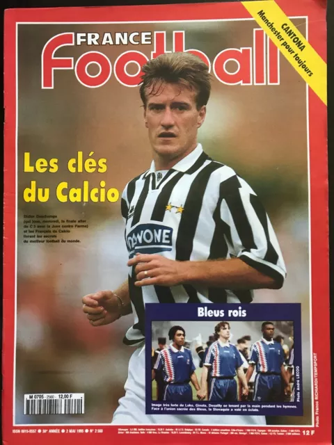 France Football du 2/05/1995; Deschamps la clés du Calcio/ France-Slovaquie