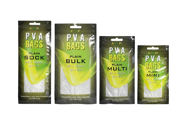 ESP PVA solide Taschen - einfach, perforiert, Mini, Bulk, Multi, Socke