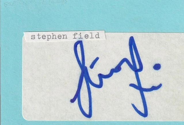 Stephen Field - European Tour Golfer Signed Address Label (Laid onto card)