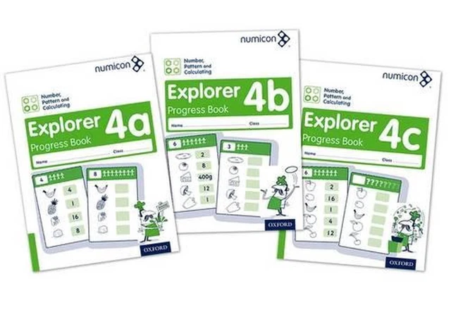 NUMICON: NUMBER, PATTERN and Calculating 4 Explorer Progress Books ABC ...