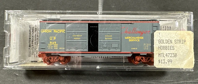 N MicroTrains 23230 UP Union Pacific 40' Double Sliding Door Box Car, Rd# 9149